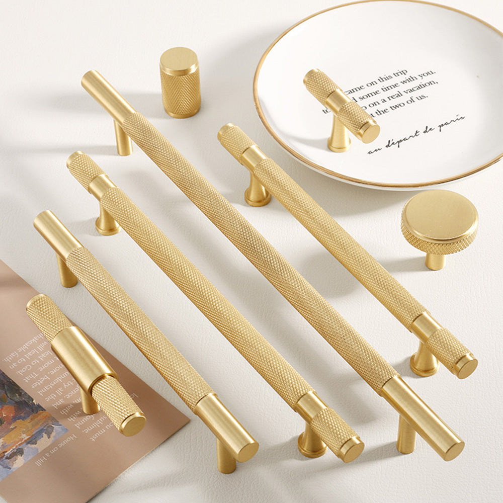 Homdiy Cabinet Handles Solid Brass Drawer Handles Bar Cabinet Pulls