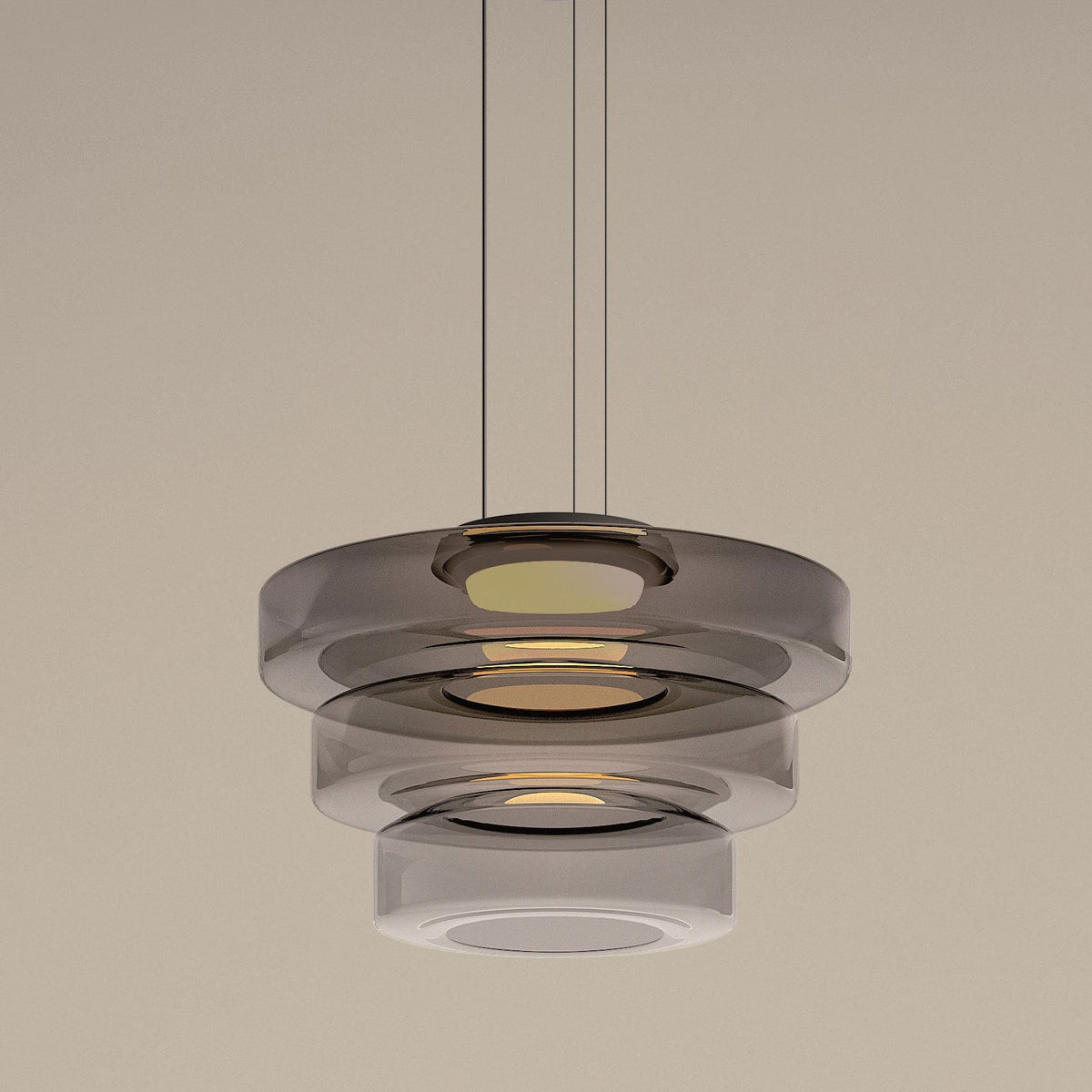 Modern Designer Style Creative Glass Pendant Round Hanging Lighting