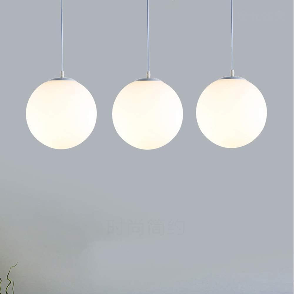 Minimalist Stylish White Ball Pendant Light -Homdiy