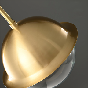 Simple Luxury Copper Glass Pendant Light -Homdiy