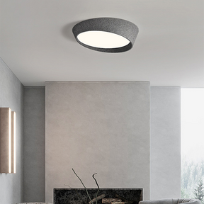 Nordic Half Moon Shaped Flush Ceiling Light For Living Room -Homdiy