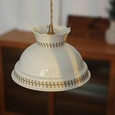 Modern Luminaire Pendant Lamp Glass And Metal Pendant Light -Homdiy