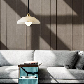 French Glass Lampshade Pendant Lights Living Room -Homdiy