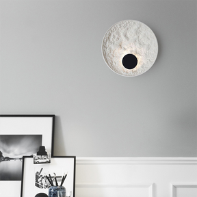 Round Moon Globe Wall Light For Living Room -Homdiy