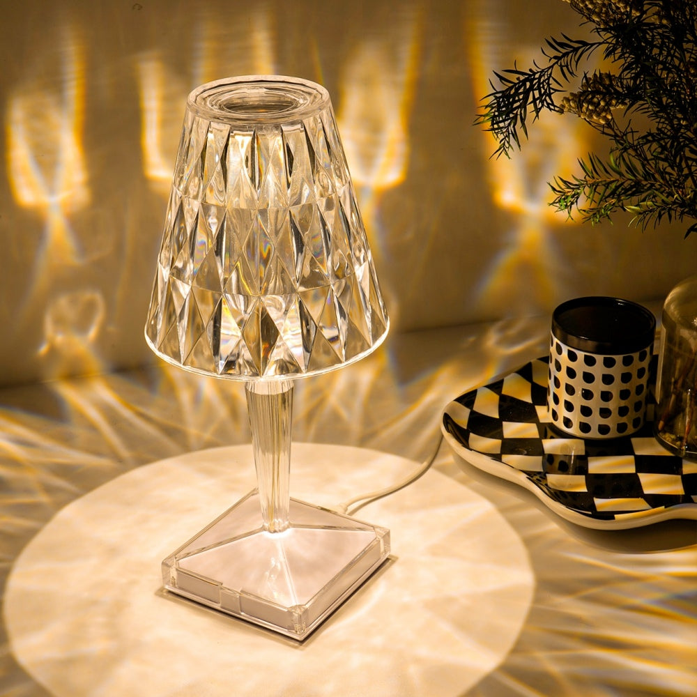 Modern Acrylic Clear Table Lamp For Deocr -Homdiy