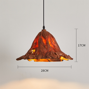 Art Decor Bar Lamp Lotus Leaf Pendant Lamp Volcano Pendant Light -Homdiy