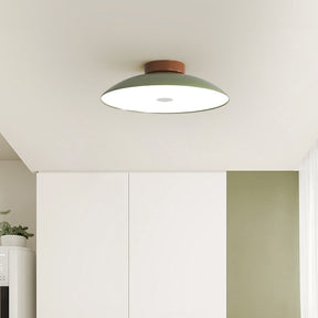 Modern Metal Semi-Flush Mount LED Ceiling Light -Homdiy