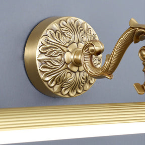 Vintage Design Gold Metal Bathroom Vanity Wall Light -Homdiy