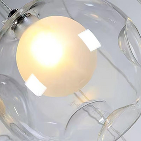 Multi-heads Glass Globe Cluster Pendant Light -Homdiy