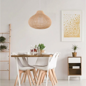 Creative Wicker Rattan Pendant Light For Dining Room -Homdiy