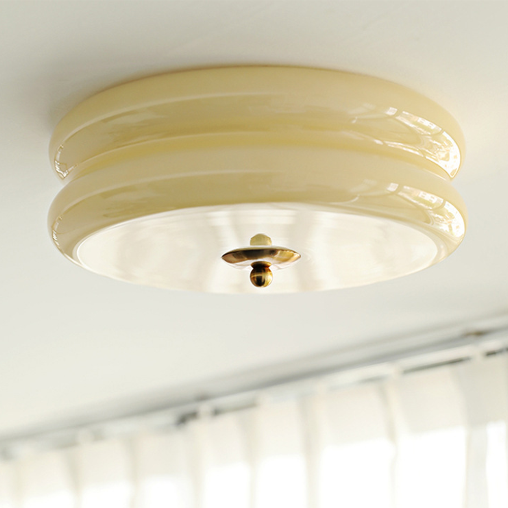 Modern Vintage Semi Flush Mount Ceiling Light,nordic Cream Style Ceiling  Lamp,simple Bedroom Aisle Hallway Ceiling Light Fixture -  Canada