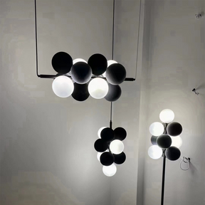 Nordic Black & White Bubble Pendant Light -Homdiy