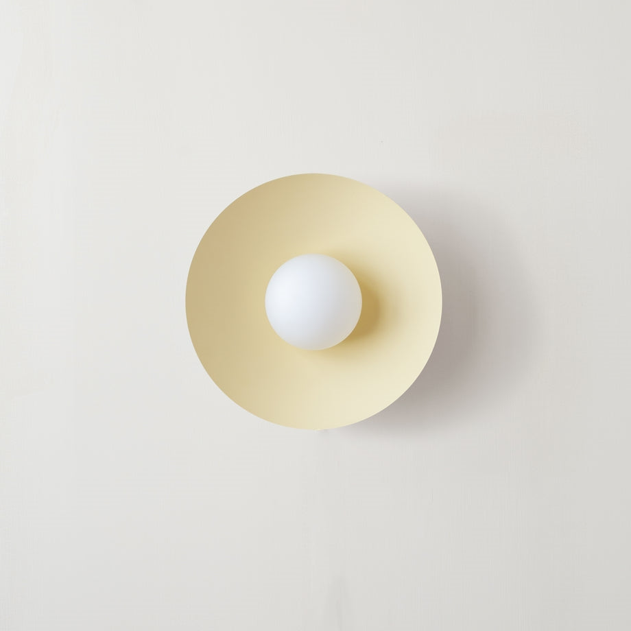 Modern Small Metal Round Flush Mount Ceiling Light -Homdiy