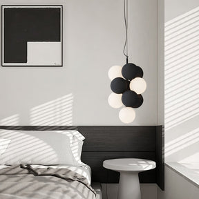 Nordic Black & White Bubble Pendant Light -Homdiy