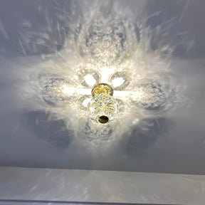 Mid-Century LED Crystal Clear Ceiling Light -Homdiy