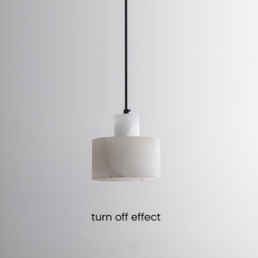 Scandinavian Simple White Marble Pendant Light -Homdiy