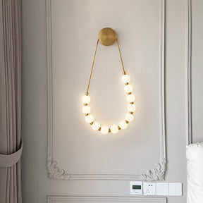 Creative Necklace Shape Acrylic Wall Light -Homdiy