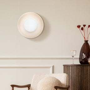 Modern Ceramic Stained Round Wall Light -Homdiy