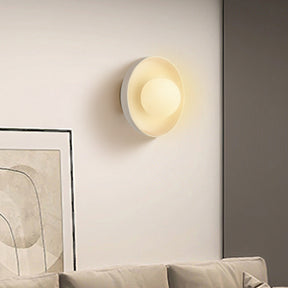 Modern Ceramic Stained Round Wall Light -Homdiy