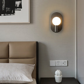 Minimalist Mini Bedside Brass Wall Light -Homdiy