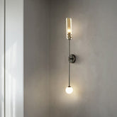 Fancy Luxury Long Copper Wall Light -Homdiy
