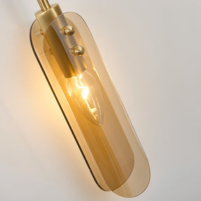 Luxury Long Copper LED Wall Light -Homdiy