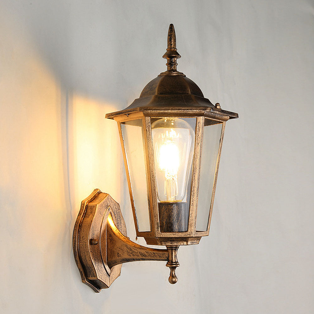 Vintage Clear Outdoor Classic Wall Light -Homdiy