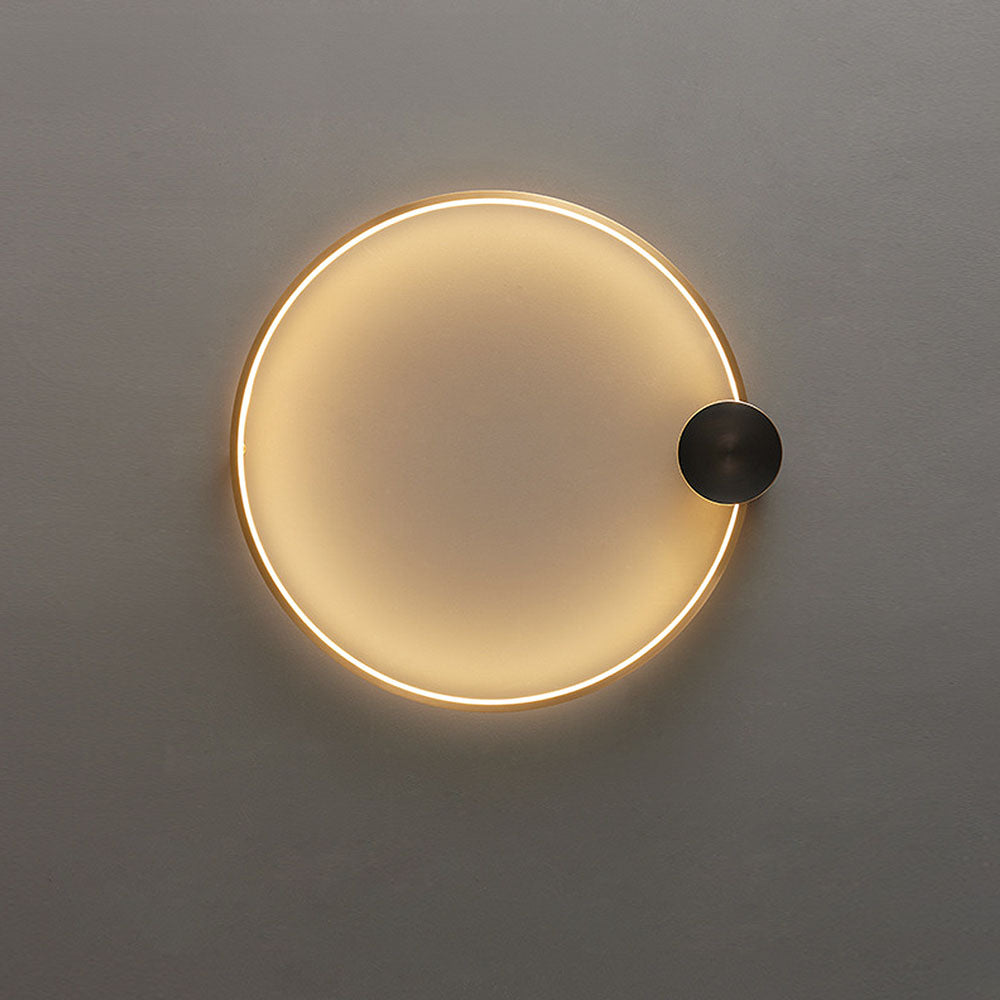 Luxury Simple Circle LED Wall Light -Homdiy