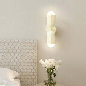 Cream Double Headed Bedside Wall Light -Homdiy