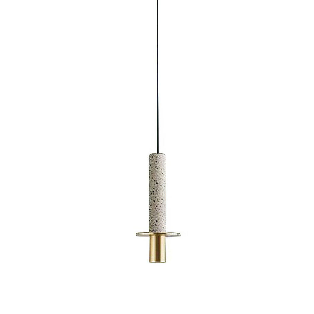 Industrial Minimalist Column Alabaster Pendant Lights -Homdiy