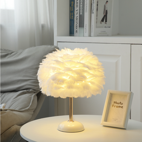 Modern Feather Table Lamp -Homdiy