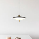Industrial Metal Pndant lights with Opaque Glass Shade