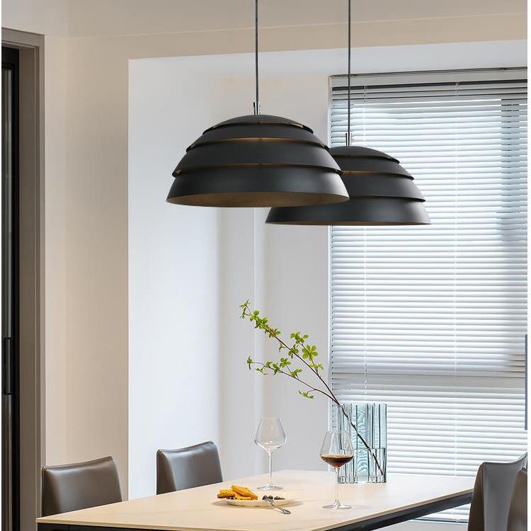 Modern Bowl Metal Pendant Light for Dining Room & Living Room -Homdiy