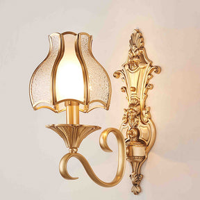 Vintage Simple Copper Wall Lamp -Homdiy