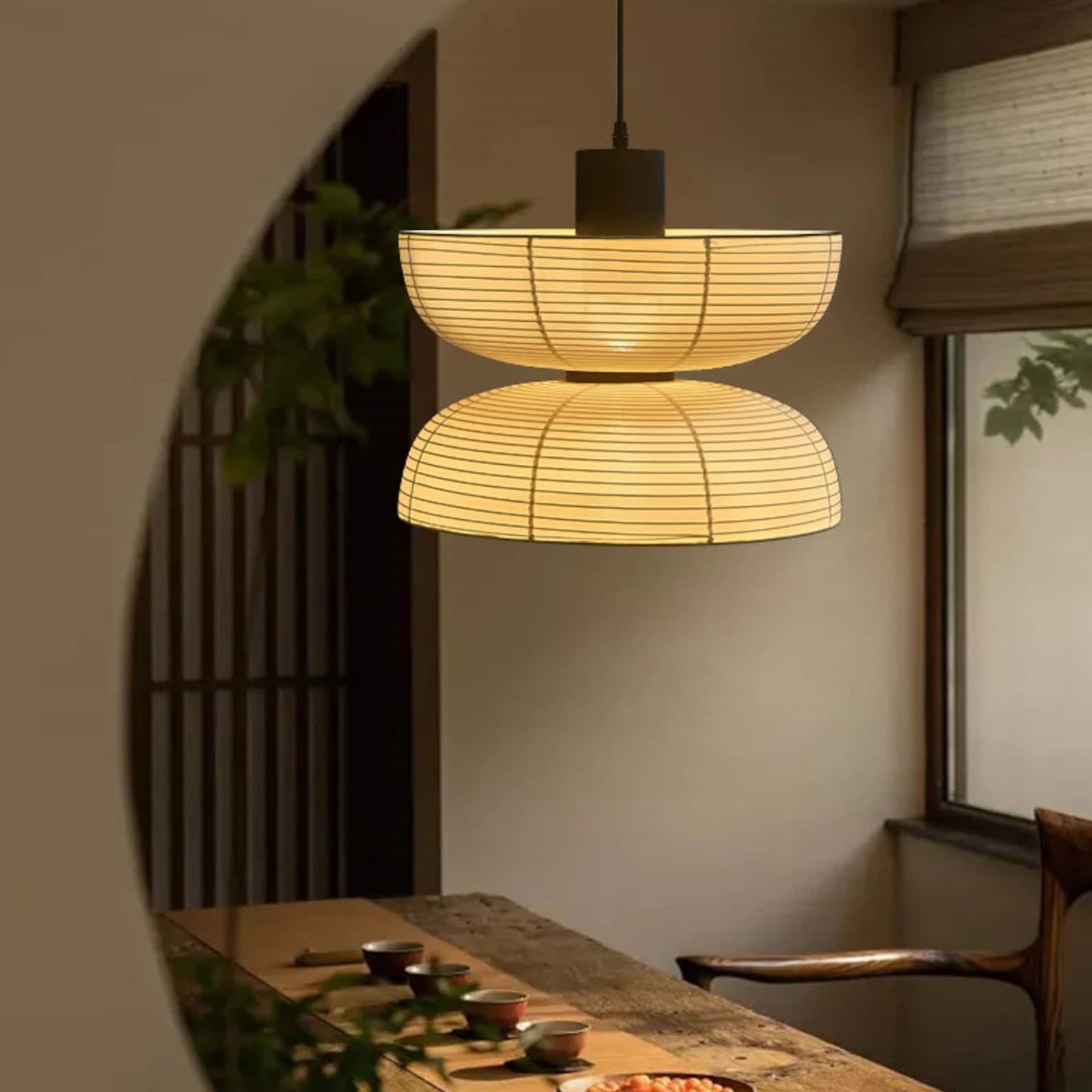 Wabi-sabi Style Led Art Restaurant Pendant Lights -Homdiy