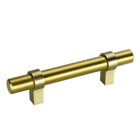 5 Pack Gold Kitchen Cabinet Hardware Brushed Brass Drawer Bar Pulls(LST16GD) -Homdiy