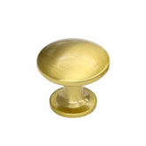 10 Pack Modern Round Cabinet Knobs Gold Kitchen Cabinet Handles Zinc Alloy(LS6050GD) -Homdiy
