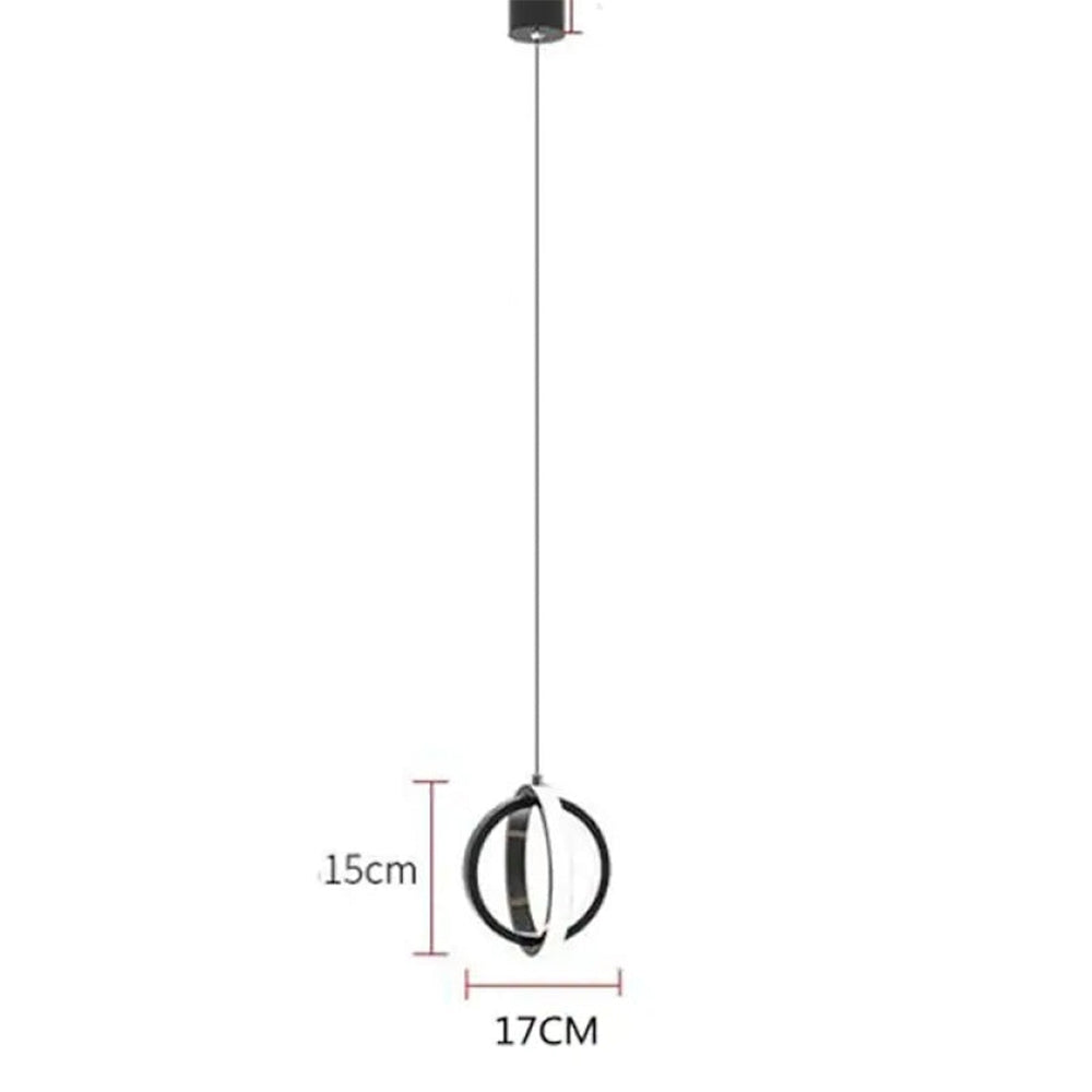 Dual Round Long Cable LED Pendant Light -Homdiy