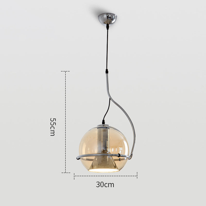 Modern Glass Hanging Pendant Light For Dining Room -Homdiy
