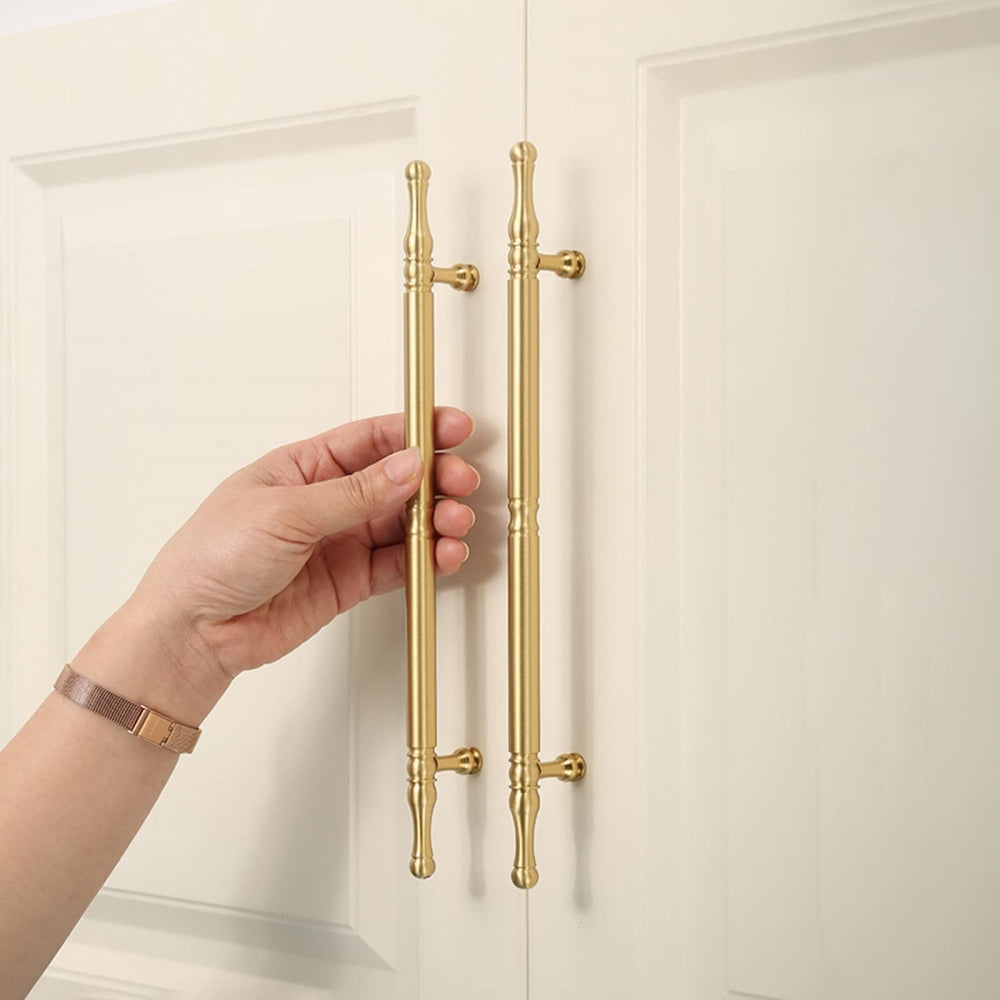 Pull Handle Golden Antique Brass Drawer Pulls, For Door Fitting at