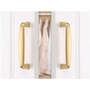 15 Pack Gold Dresser Drawer Pulls Modern Bedroom Door Handles(LS8791GD) -Homdiy