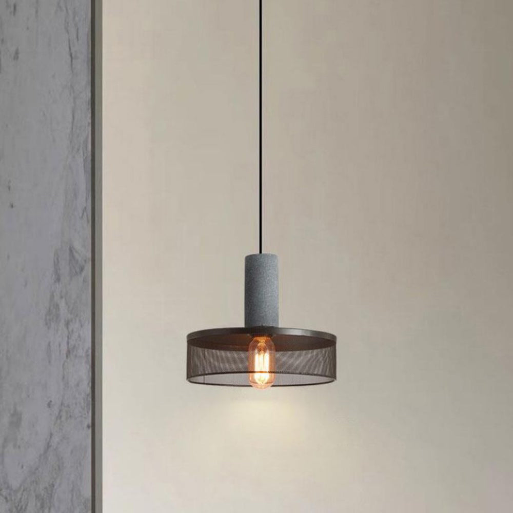 Modern Industrial Style Cement Metal Pendant Light -Homdiy