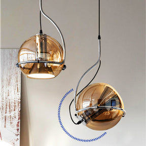 Modern Glass Hanging Pendant Light For Dining Room -Homdiy