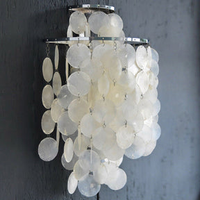 Elegant Silver Wind Chime Wall Lamp -Homdiy