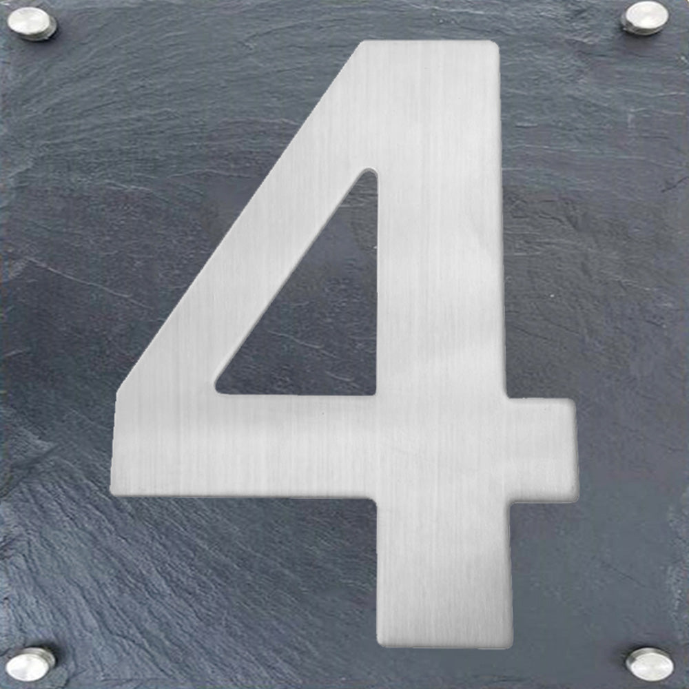 Outdoor Silver House Number Sign #9 Huisnummer 15cm Metal Door Frame Number  Plate For Home Address Signage, 6 Inch Exterior Hard Surface From Hanss31a,  $21.57