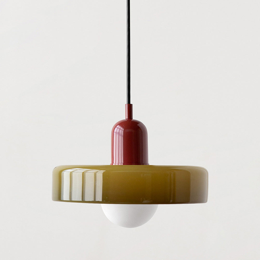 Bauhaus Stained Glass Pendant Light -Homdiy
