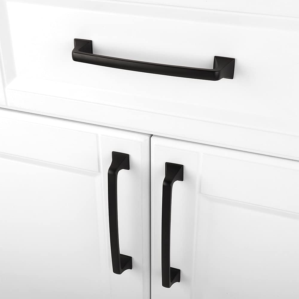 30 pack Black Cabinet Hardware Cabinet Pulls for Kitchen (LST18BK)