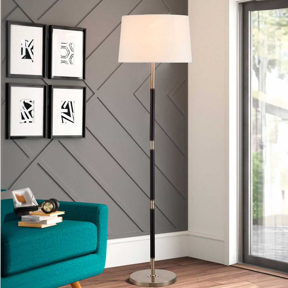 Nordic Simple Leather Floor Lamp -Homdiy