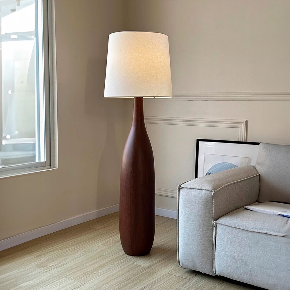 Japanese Style Solid Wood Floor Lamp -Homdiy