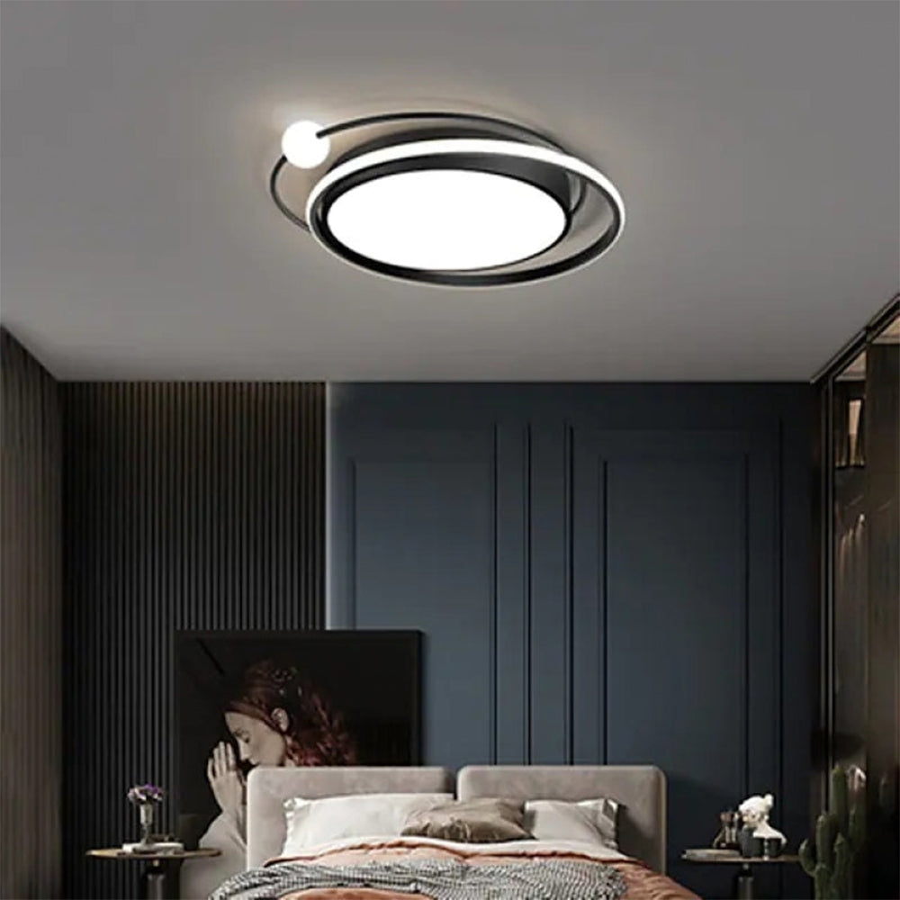 Minimalist LED Flush Mount Circular Ceiling Light -Homdiy